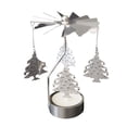 thumbnail image 1 of Candelero giratorio giratorio Banquete de boda Decoración del hogar de Navidad Candelabro de candelita de metal Vogacara HA1736-02B, 1 of 5