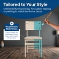 thumbnail image 6 of Stakmore Classic Comfort Curve Back Folding Chair, Unfinished, Set of 2, 6 of 8