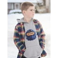 thumbnail image 2 of Scary Hairy Monster Hoodie Juniors -Image by Shutterstock,  Large, 2 of 4
