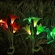 thumbnail image 5 of Ilumine su jardín con luces LED para césped con forma de lirio que funcionan con energía solar y son ecológicas, 5 of 8