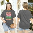 thumbnail image 5 of XCHQRTI Plus Size Daisy Women Tshirt Graphic Oversized Tees Short Sleeve Casual Tee, 5 of 11