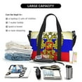 thumbnail image 5 of Travel Duffel Bag Russian Flag Sports Tote Gym Bag Shoulder Weekender Overnight Bag For Women Men, 5 of 6