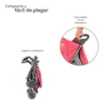 thumbnail image 4 of Carriola D Bebé D Bebé Citi Reclinable Cubre Pies Ligera Rosa, 4 of 5