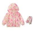 thumbnail image 3 of Venzia Girls All Over Print Hoodie, Kids Long Sleeve Casual Pullover Hooded Sweatshirt, 3 of 8