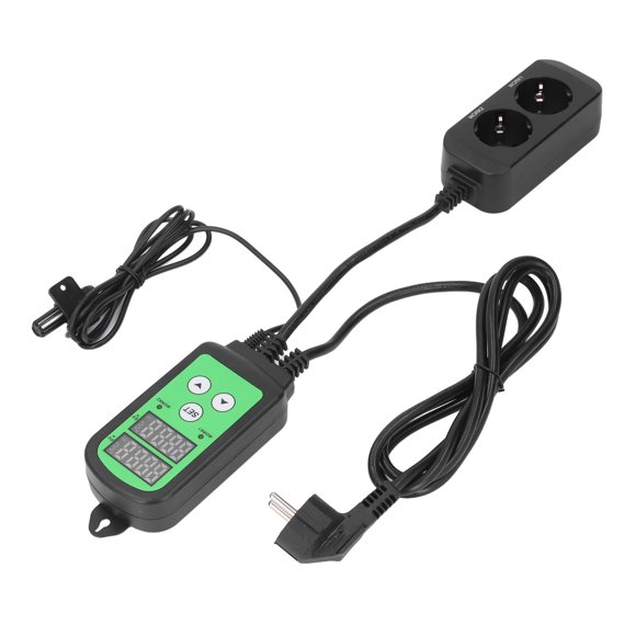 Controlador De Humedad, Regulador De Humedad Con Pantalla LED De Doble Relé Para Invernaderos, Cultivo De Hongos, Tiendas De Campaña Con Alarmas De Sensor Y Control De Carga De
