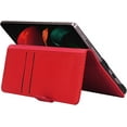 thumbnail image 5 of Galaxy Z Fold 2 5G Genuine Cowhide Leather Wallet Case,Flip Folio Magnetic Buckle Closure,Card Slots Holder,Cash Pockets Cover Case with Kickstand Cases for Samsung Galaxy Z Fold 2,Red, 5 of 7
