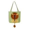 thumbnail image 1 of Bolsa de transporte para gatos, bolsa de viaje, bolso de hombro, patrón de lona para caminar, senderismo, animales pequeños, perros pequeños, gatos Verde Pequeño, 1 of 8