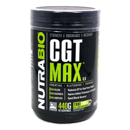 CGT MAX V3 Unflavored by NutraBio - 40 Servings