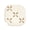 Beige, variant on Hollowed Flower Shape Silicone Air Freshener Holder with Suction Cup for Bathroom and Wardrobe