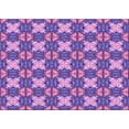 thumbnail image 1 of Ahgly Company Machine Washable Indoor Rectangle Transitional Purple Area Rugs, 7' x 10', 1 of 7