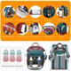 thumbnail image 5 of Mochila para pañales Astro Alan Baby con cambiador, color rojo, 5 of 7