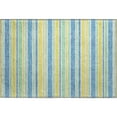 thumbnail image 2 of Addison Rugs Mayfield Washable Transitional Stripes Yellow Rectangle Rug, 1'8" x 2'6", 2 of 5