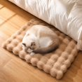 thumbnail image 5 of Small Pet Blanket, 16X14 in Small Dog Bed for Crate, Washable Dog Bed for Small Dogs, Bubble Blanket Fluffy Faux Texture, Cozy Soft Plush Mat for Puppy Crates, Pet Resting Areas,, 5 of 9