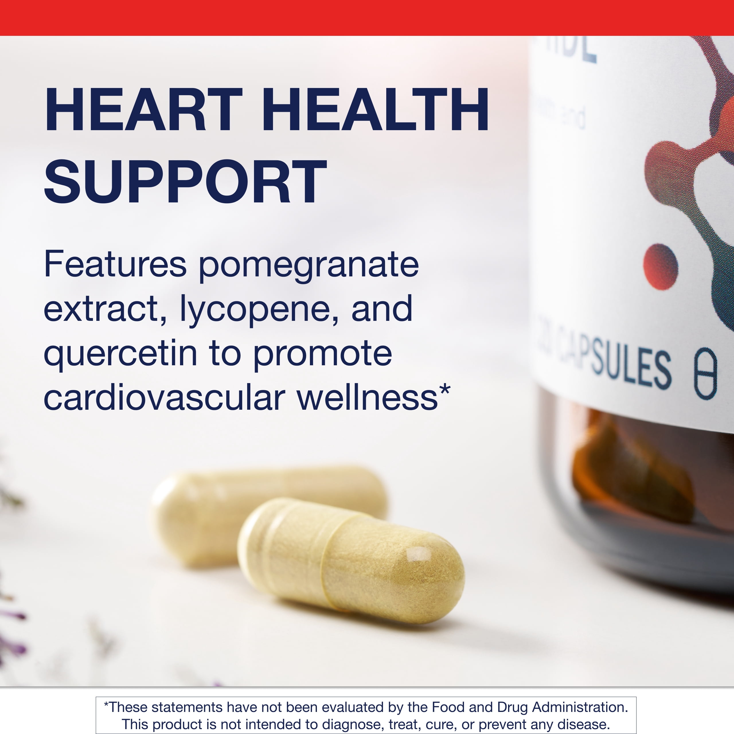 Metagenics CardioLux HDL - Supports HDL Function & Heart Health* - With Lycopene, Pomegranate Extract & Quercetin - Gluten-Free & Non-GMO - 120 Capsules