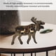 thumbnail image 3 of Alce ahuecado Monstrate con luz LED Estilo retro Navidad Silueta Estatuilla Artesanía Escritorio Bosque Animales Oficina, 3 of 6