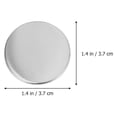 thumbnail image 3 of UPOUART 100 Sets Blank Button Badge Parts Plastic and Alloy Material for Badges, 3 of 8