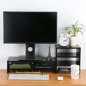 Computer Monitor Riser Ymiko Desktop Monitor Stand Lcd Tv Laptop