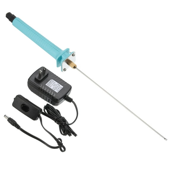 Uxcell 25CM 30W 110V-240V Foam Cutting Pen Set, Cutter Pen Cutting Tool with Start Switch & 30W Power Adapter, Blue