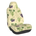 thumbnail image 1 of Wukai Green And Purple Grapes Full Set Car Seat Covers with Soft Padding Universal Auto Front Seats Protector and Cushion Mat, 1 of 5