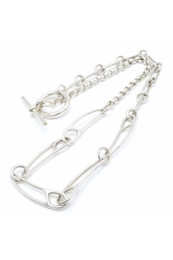 Pre-Owned HERMES Chaine d'Ancre Punk Necklace, SV925, Women's, 295489