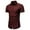 Wine, variant on EchfiProm Mens T-Shirts Red Short Sleeve V Neck Polo Shirts Polka Dot Slim Fit Casual Tops XS