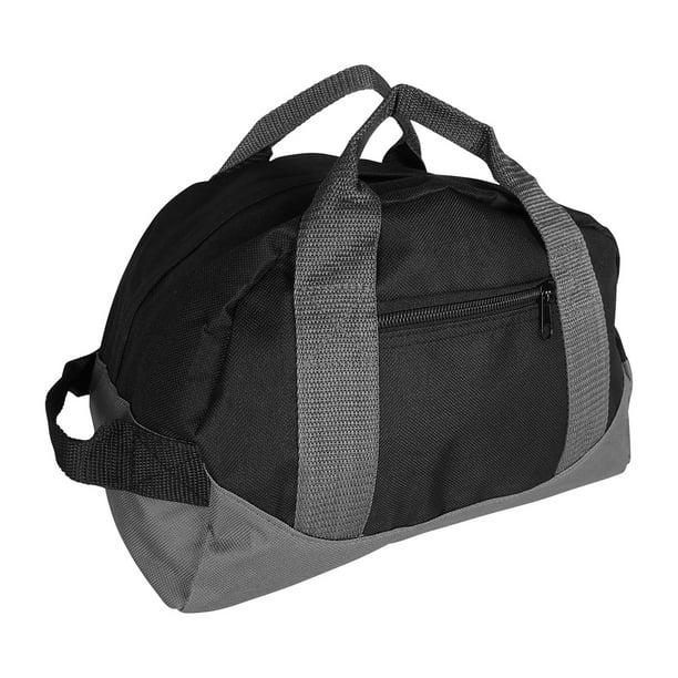 DALIX 12&quot; Mini Duffel Bag Gym Duffle in Black-Gray - 0 - 0