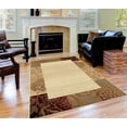 thumbnail image 2 of Tayse Elegance Area Rug 5202 Transitional Beige Flower Border 7'10'' Round Round, 2 of 3
