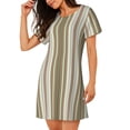 thumbnail image 2 of Naloa Happy Mexican Print Women Nightgowns,Womens Loungewear,Short Sleeve Sleepwear,Comfy Ladies Nightdress, 2 of 6