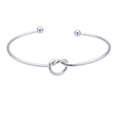 thumbnail image 4 of Minnieouse de metal Encanto Estilo simple Chicas Brazalete abierta Decoración del cuerpo Accesorio de moda Pulseras Brazalete Plata Plata 5piezas Minnieouse CBP234433, 4 of 4