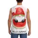 thumbnail image 4 of Fotbe Watermelon Gnome Men's Camiseta sin Mangas Estampada para Hombres, Playera Casual para Gimnasio, Entrenamiento, Playa-X-Large, 4 of 7
