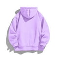 thumbnail image 3 of Fabrcox Black Big and Tall Hoodie Mens Winter Fleece Lined Sweatshirts Jacket with Pockets Casual Basic Fashion Zipper Fall Winter Coat Light Purple XL, 3 of 4
