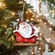 thumbnail image 1 of Ganfancp Árbol de Navidad Colgante Trineo de Resina Decoración Navideña Diy Colgante Santa Claus Muñeco de Nieve Adornos Colgantes Ofertas de La Semana Amuleto X 1, 1 of 7