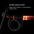 thumbnail image 3 of LJNYFDC Secure Bike Lock Bike Lock with Tail Light High Security Heavy Duty 5 Digit Re settable Combination Bike Cable Lock with Taillight, 3 of 6