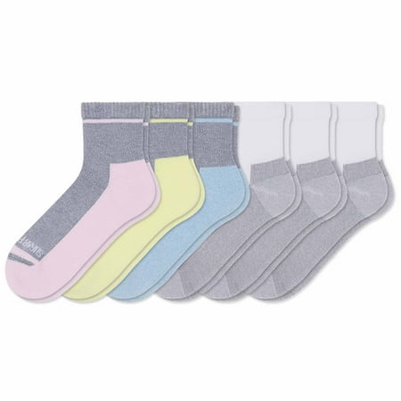 

Sugar Free Sox Active-Fit Cushioned Womens Ankle Non-binding Comfort Socks 6 PK (Assorted M)