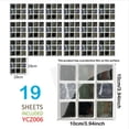 thumbnail image 2 of Pegatina De Pared 19 Uds azulejos de cocina calcomanías PVC impermeable mosaico azulejo pegatina de pared Decoración Sywqhk Libre de BPA, 2 of 9