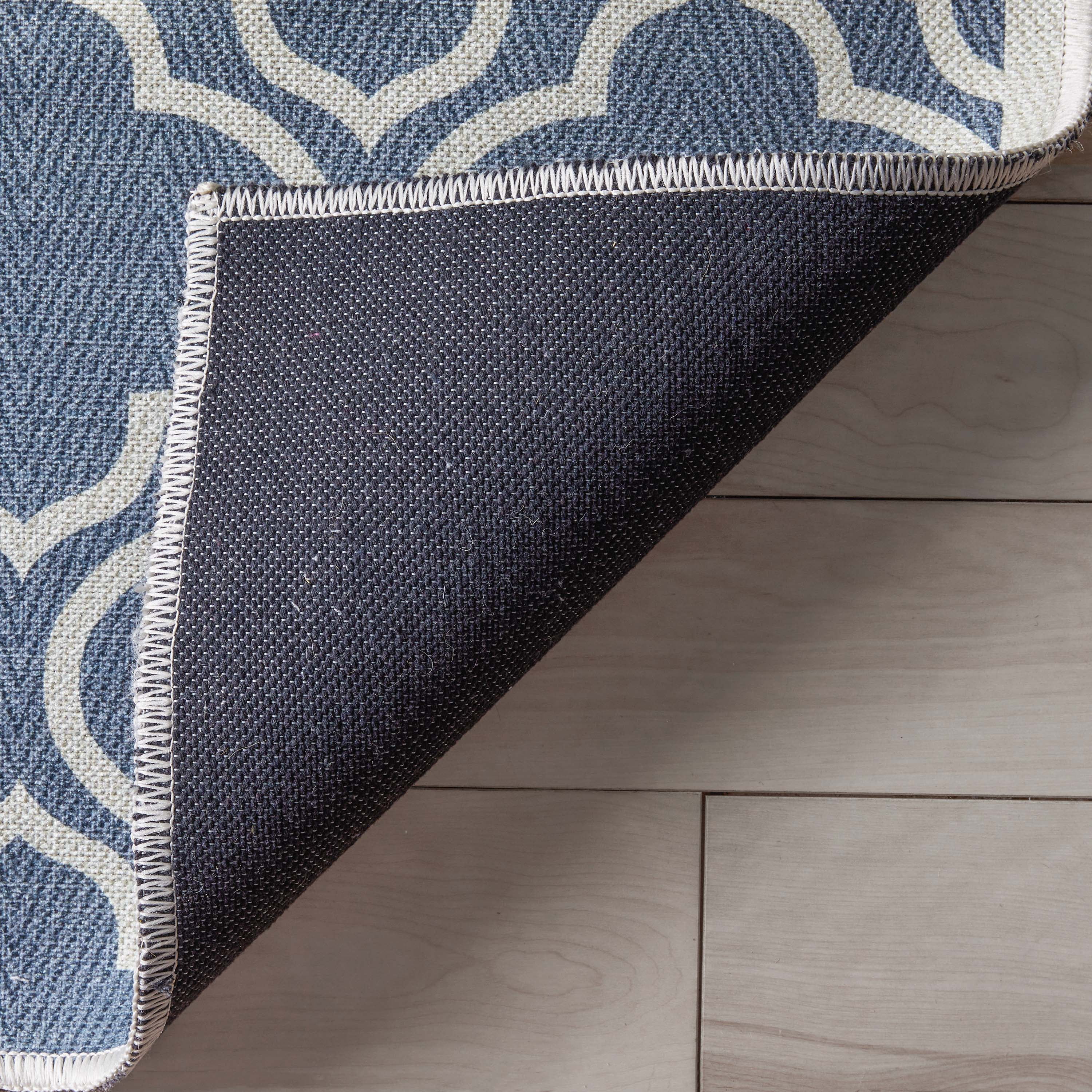 Well Woven Apollo Lattice Modern Moroccan Charcoal Grey 2'3" x 7'3" Runner Machine Washable Rug
