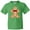 Kelly Green, variant on Inktastic Cute Gingerbread Man with Red Plaid Bowtie Youth T-Shirt