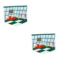 thumbnail image 2 of relayinert 112 Scale Backdrop Layout Storage Background for Action Figures Durable and Practical Style B 2PCS, 2 of 6
