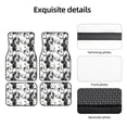 thumbnail image 5 of Sikiie Labrador Retriever Dog Car Foot Mat Set of 4 Pieces Basics Universal Fit Rubber Carpet Floor Mats For Car SUV Van & Truck, 26.8"L x 17.3"W (Front), 13"L x 17.3"W(Rear), 5 of 6