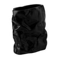thumbnail image 3 of Florero de cerámica arrugado de estilo nórdico, florero decorativo de arte moderno, pieza central, artesanía para el hogar, decoración de escritorio, Negro 175 cm x 205 cm Baoblaze Florero de arte simple, 3 of 8