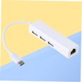 thumbnail image 3 of WRITWAA 1Pcs Type C Ethernet Adapter with 3 USB 2.0 Hub for Professionals and Ethernet Switch, 3 of 8