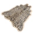 thumbnail image 2 of 100x94cm Leopard Print Pattern Carpet Imitation Faux Plush Carpet Rug Home Bedroom, 2 of 5