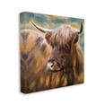 thumbnail image 4 of Stupell Industries Brown Highland Cow Animals & Insects Painting Gallery Wrapped Canvas Art Print Wall Art, 17 x 17, 4 of 8