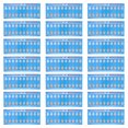 thumbnail image 1 of Cartes de Guide de Blanchiment des Dents Jetables pour Usage Dentaire Papier Couleur Assortie 30 Pcs, 1 of 9