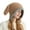 khaki, variant on Versatile White Rabbits Hat with Ear Furry Caps Cartoon Ear Hat Thicken Lining Winter Plush Hat for Casual Wear