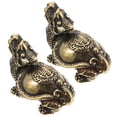 thumbnail image 6 of 2 Pcs Distressed Solid Dragon Turtle Keychain Pendant (2pcs), 6 of 8