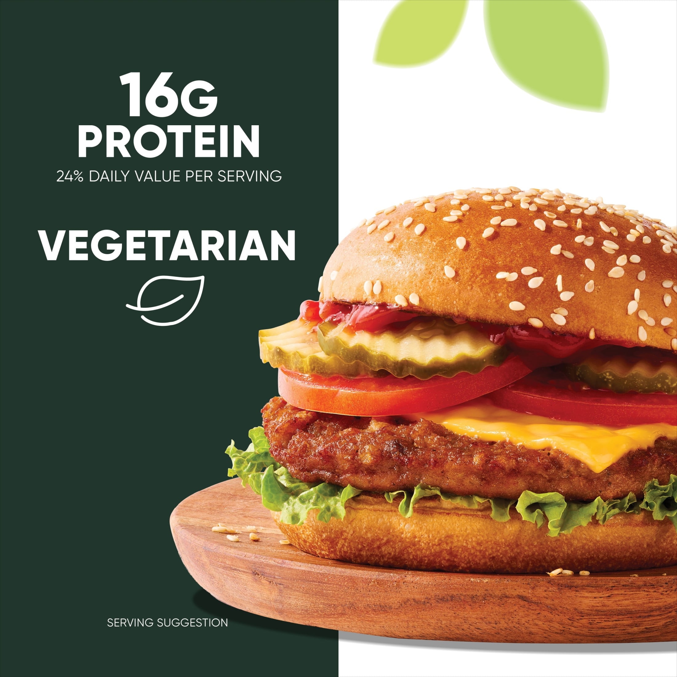 MorningStar Farms Grillers Original Veggie Burgers, Vegetarian Meat, 18 oz, 8 Count Bag