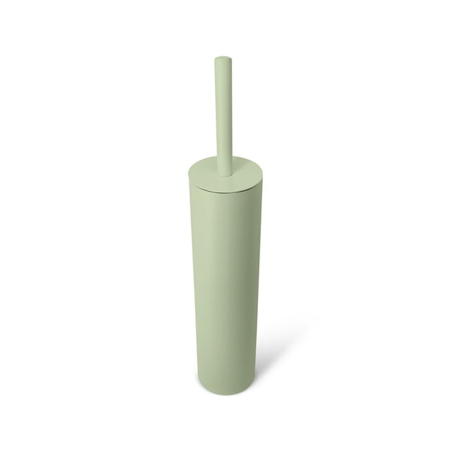 Cepillo para Baño Escobilla para Inodoro Cepillo para Lavar Baño Slim Soporte Verde Acento