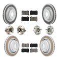 thumbnail image 1 of Transit Auto Front Rear Hub Bearings Assembly Coated Disc Brake Rotors and Semi-Metallic Pads Kit (10Pc) for Car Dodge Chrysler 300 Charger Challenger - Left Right Side (Driver Passenger) KBB-112120, 1 of 11