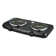 Mainstays Portable Double Burner and Hot Plate, 120V~ 1800W